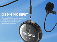 Maono WM620 Lavalier Wireless Microphone