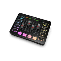 FIFINE AmpliGame SC3 – RGB Gaming Audio Mixer with XLR Microphone Interface