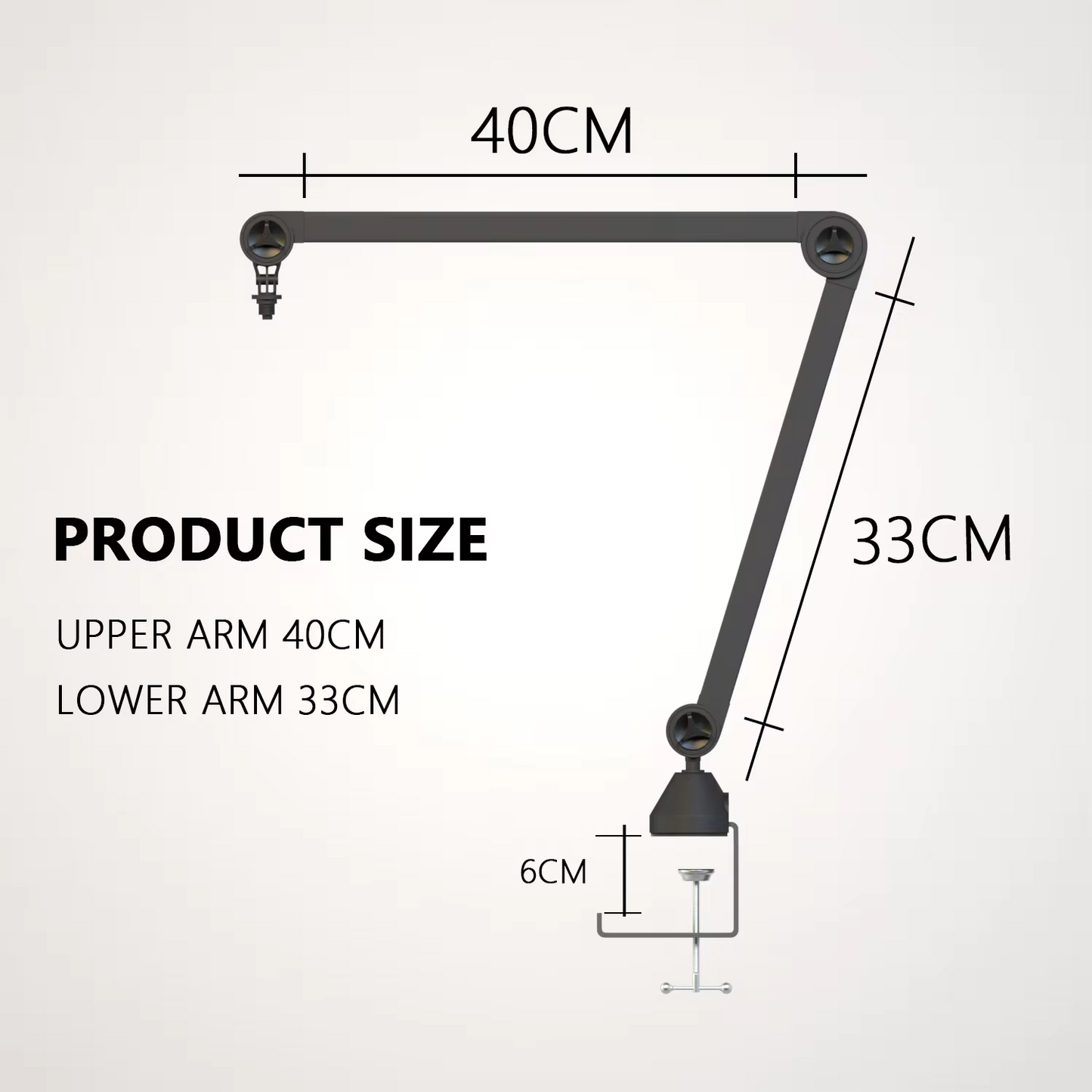 Professional Microphone Arm Stand, Boom Arm