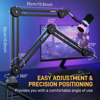 MAONO BA37 Heavy-Duty Microphone Boom Arm