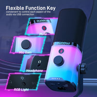 PD100X RGB USB/XLR Dynamic Microphone