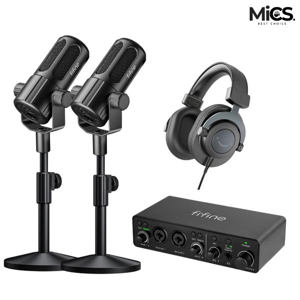 AmpliTank Ampli3 Audio Interface 2 XLR & 1/4 + 4 More Bundle