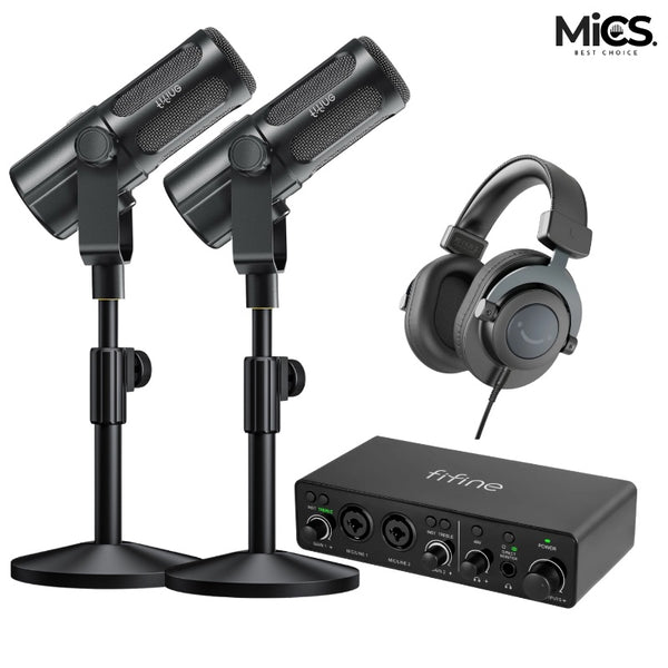 AmpliTank Ampli3 Audio Interface 2 XLR & 1/4 + 4 More Bundle