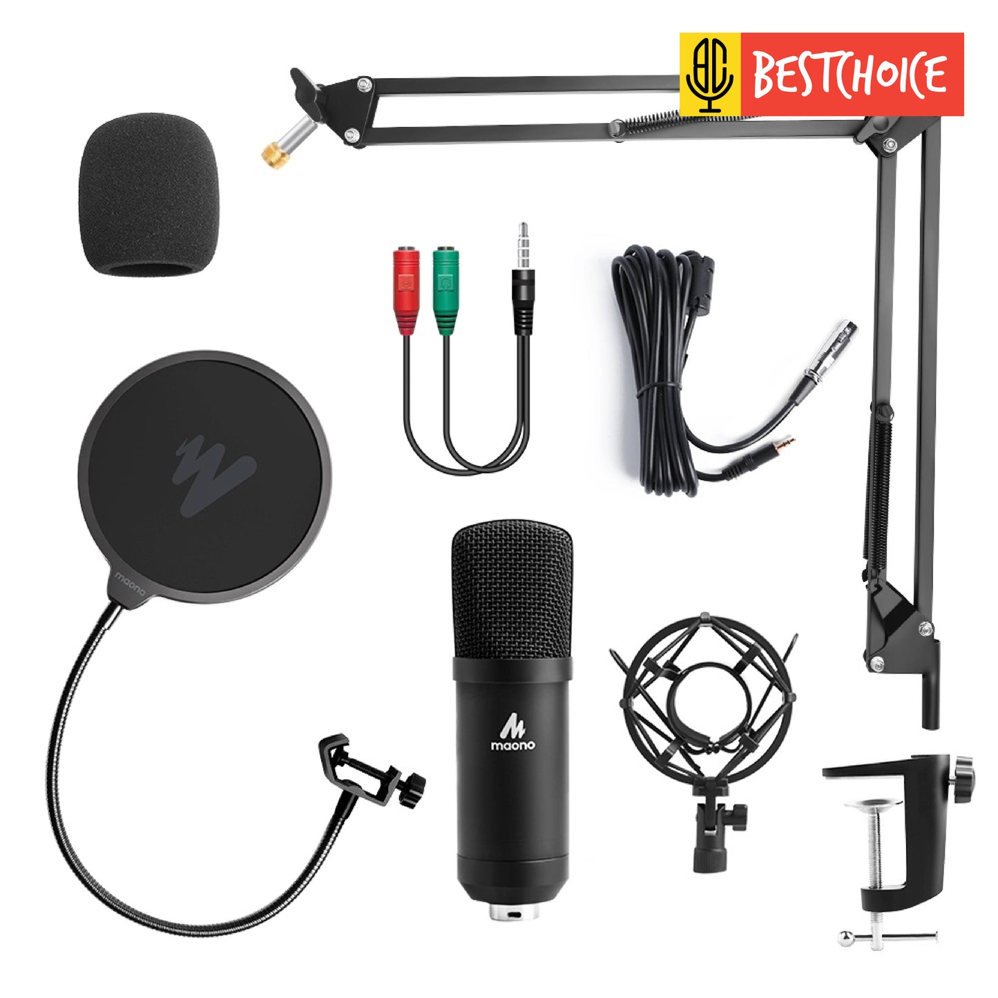 Maono AU-A03 Condenser Microphone Kit